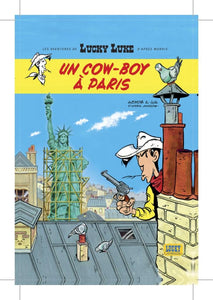CARTE POSTALE UN COW-BOY À PARIS